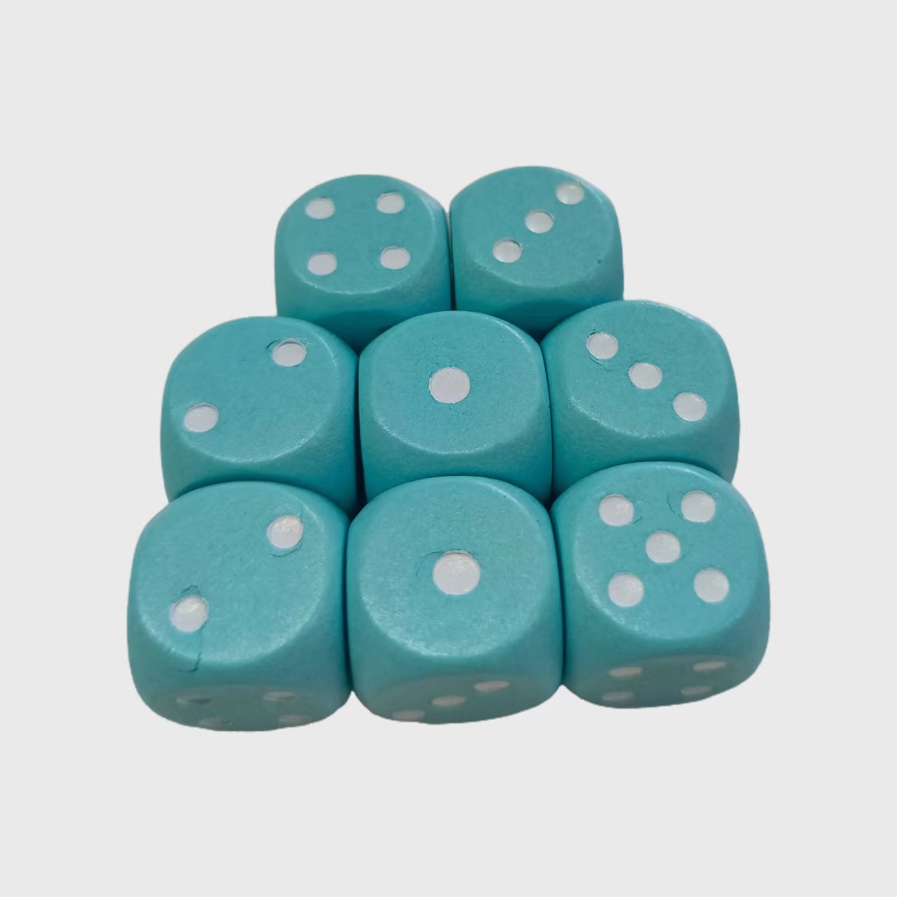 wholesale wholesale Multiple sizes round corner dice Customized Solid wood Roll dice board game Game Props For Kids child Adult