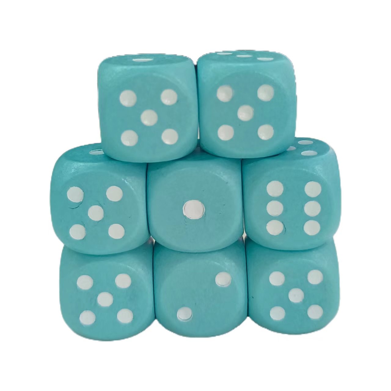 wholesale wholesale Multiple sizes round corner dice Customized Solid wood Roll dice board game Game Props For Kids child Adult
