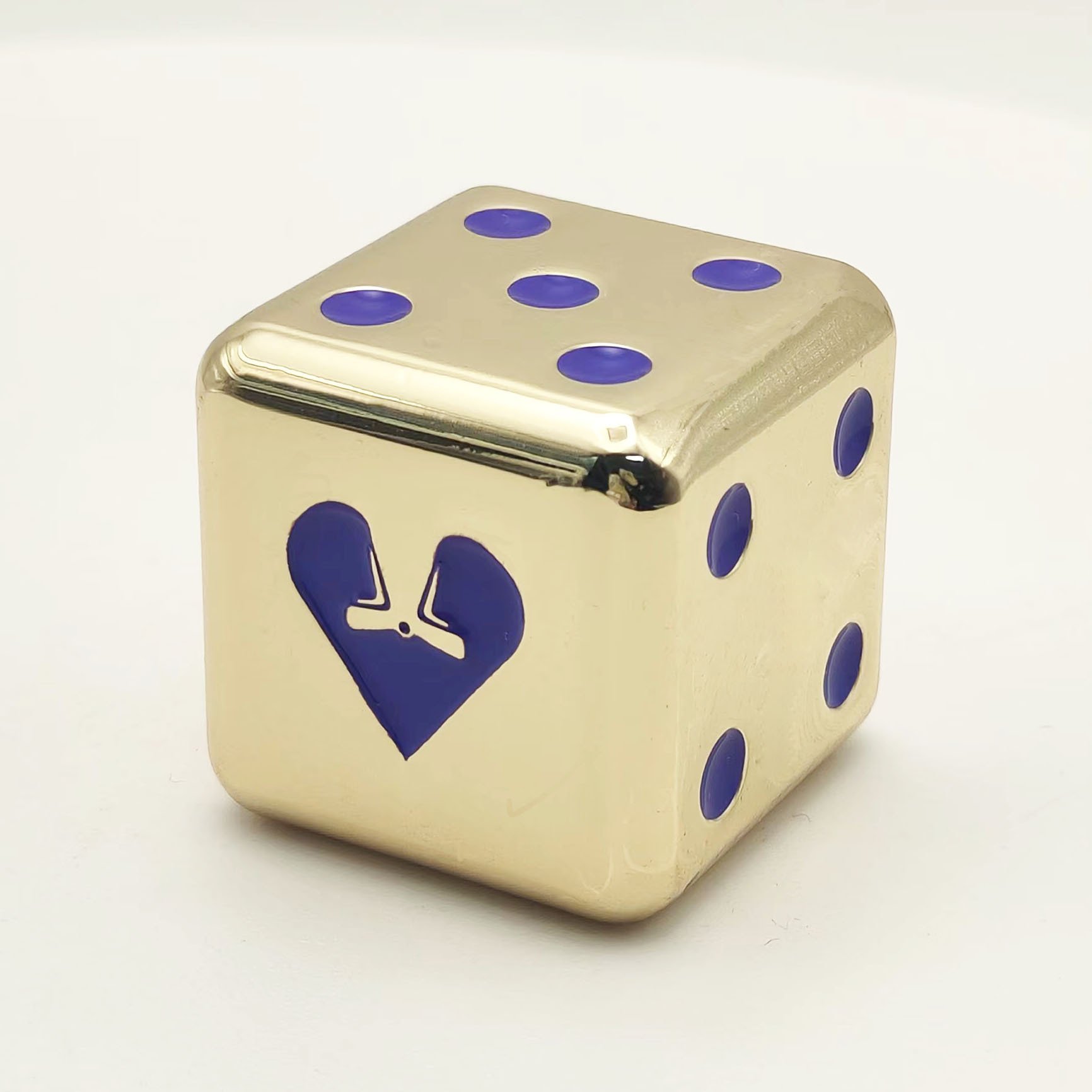 2024 New Product Wholesale Metal Craft Custom Colored D6 D8 D12 D20 Dice 25mm Rose Gold Silver Dnd Dice for Gifts