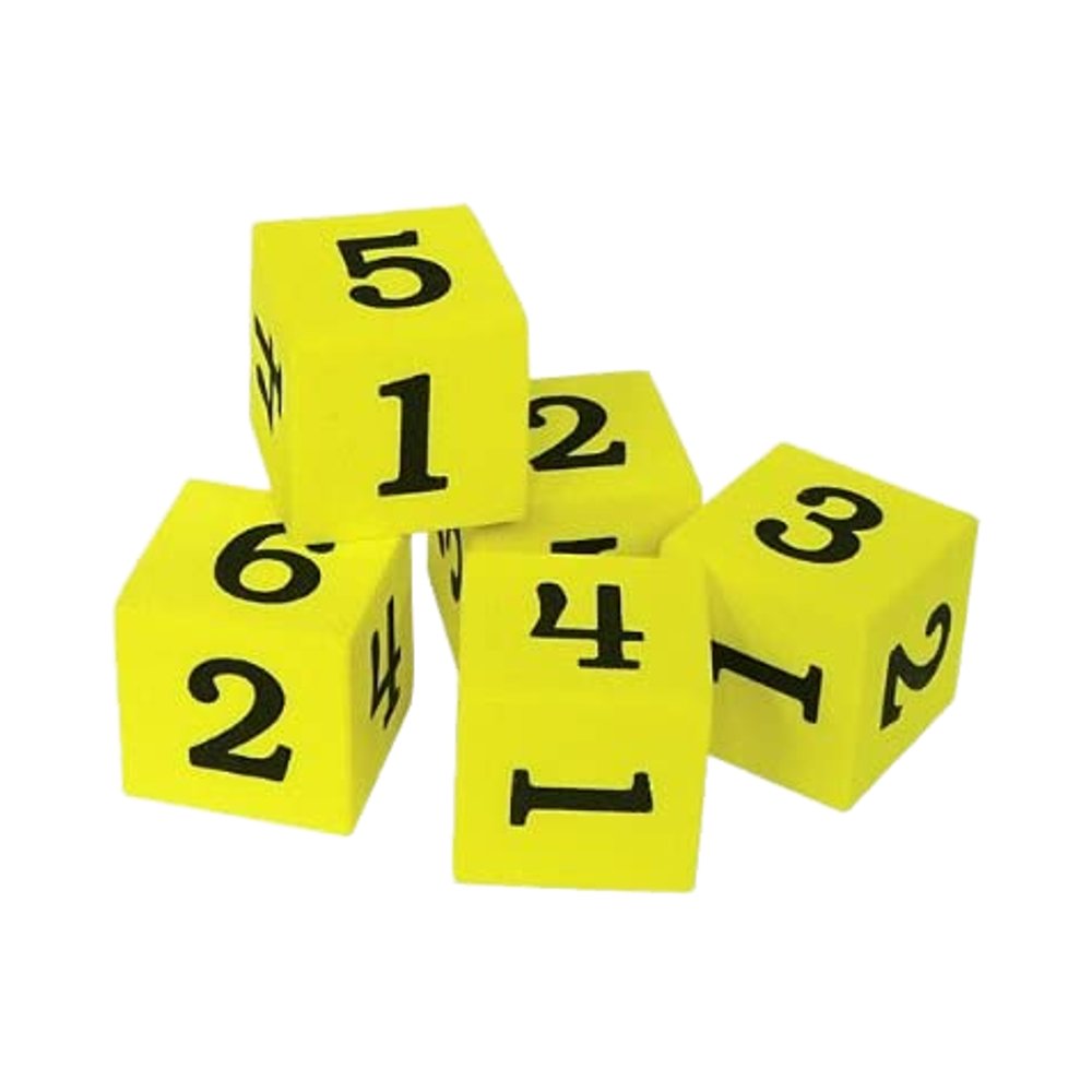 Teacher EVA Foam Numbered Dice And Soft Symbols blocks Pit Cubes