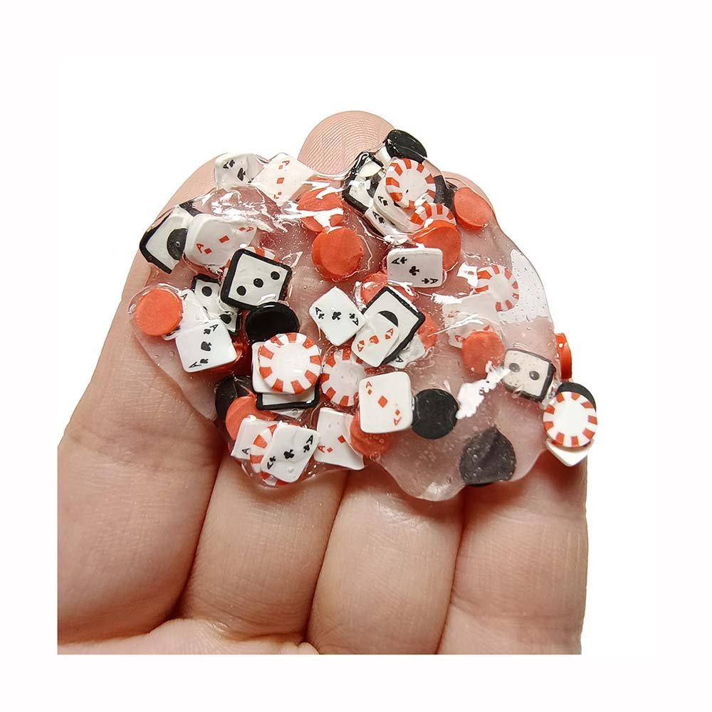 Dices Playing Games Polymer Clay for DIY Crafts 5mm Plastic Klei Mud Particles Dice 1-6 Numbers Slices