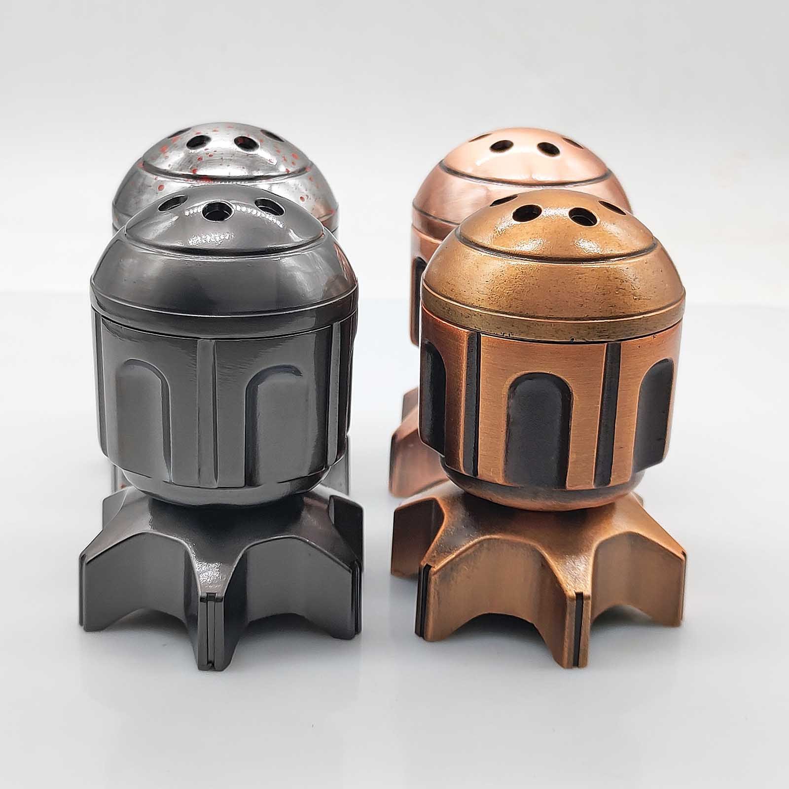 Factory Customizable Bullet Dice Set Metal Rocket Rotatable Polyhedron Roleplaying DND Dungeons & Dragons Metal Dice
