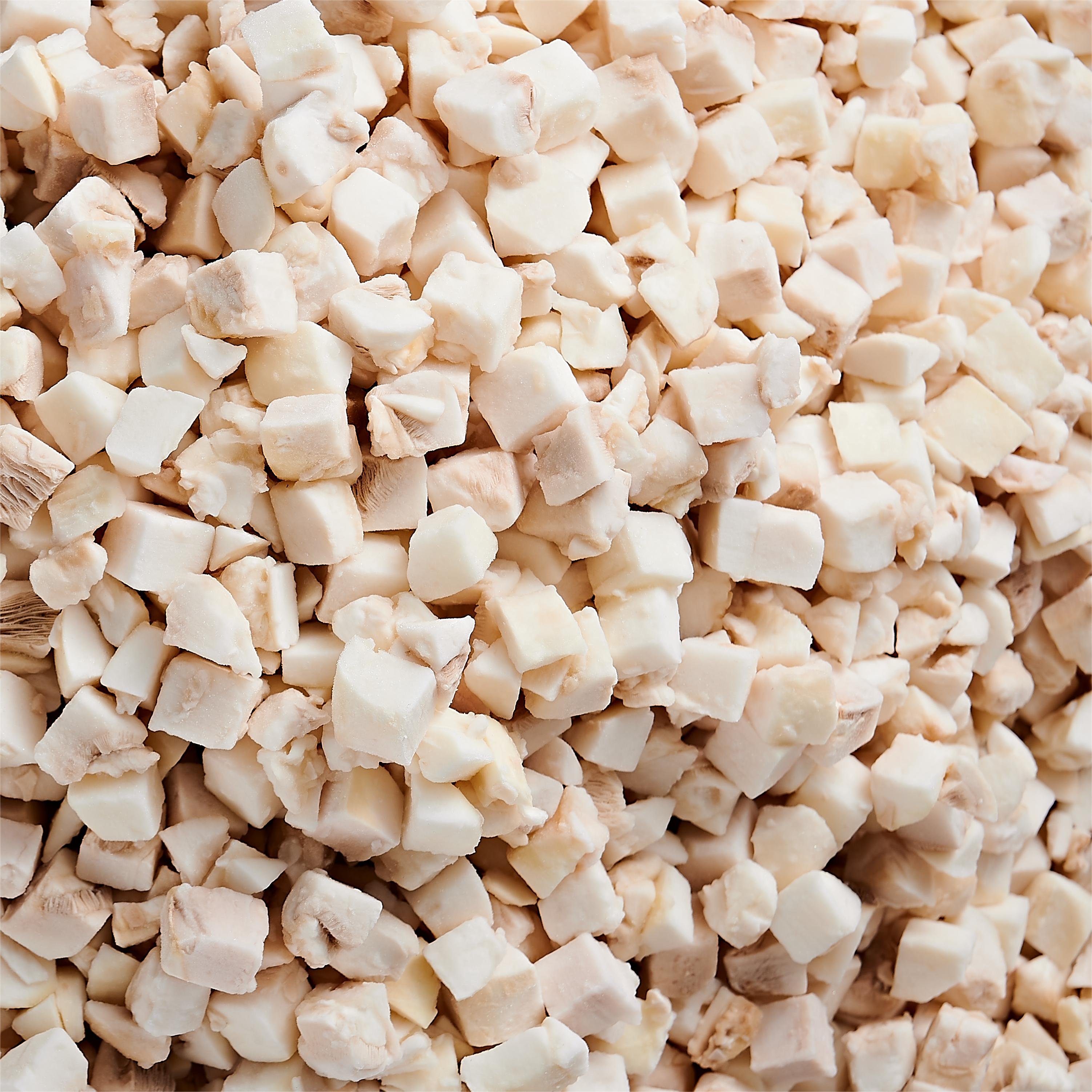 factory direct price IQF organic Healthy No additions Cultivation Mushroom Iqf Frozen White Mushroom Champignon mushroom dices