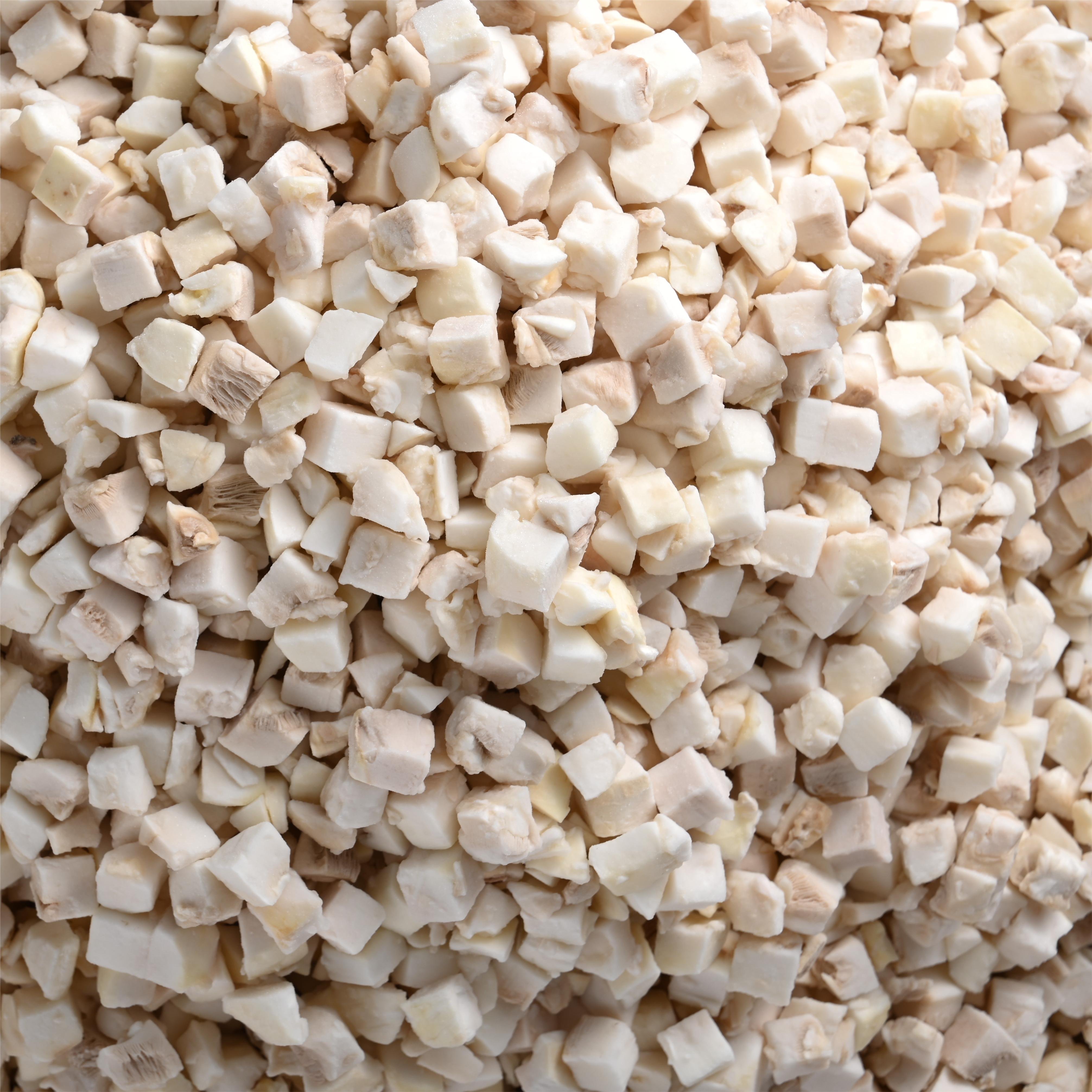 factory direct price IQF organic Healthy No additions Cultivation Mushroom Iqf Frozen White Mushroom Champignon mushroom dices