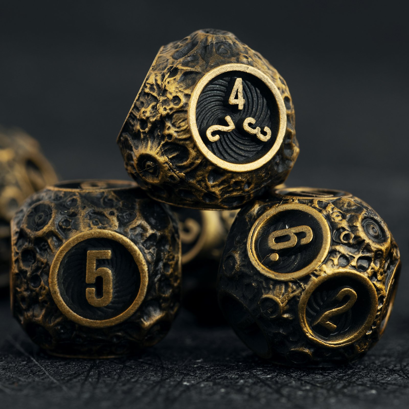 Manufactory New product factory wholesale custom logo D&D rpg dice Metal Dice Set 7PCS Dungeons and Dragons DND Metal Dice