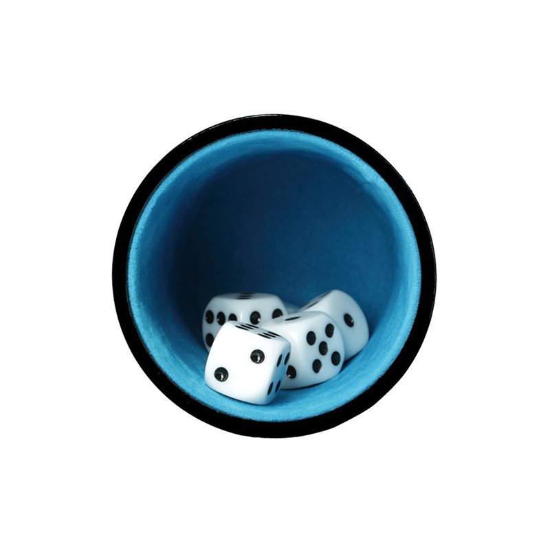 Promotion Item Custom PU Leather Dice Cup dados Holder Bar KTV Entertainment Dice Cup Party Family Game Supplies