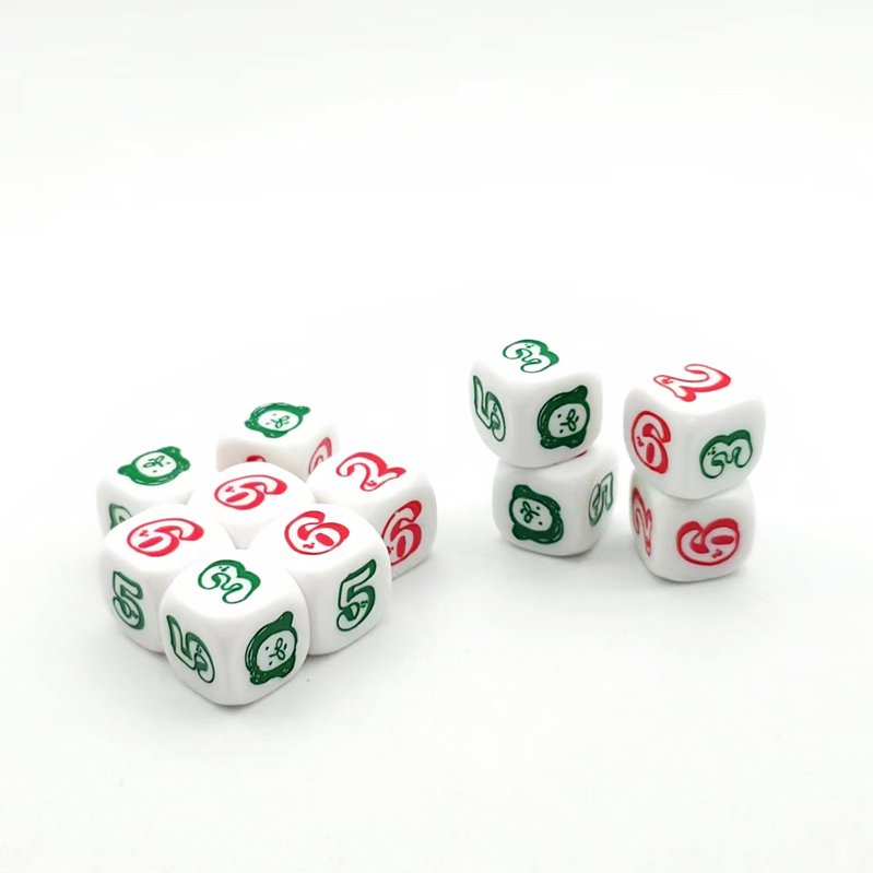 new design custom printed dice bulk blank number dice wholesale acrylic plastic retail casino adult games dice set