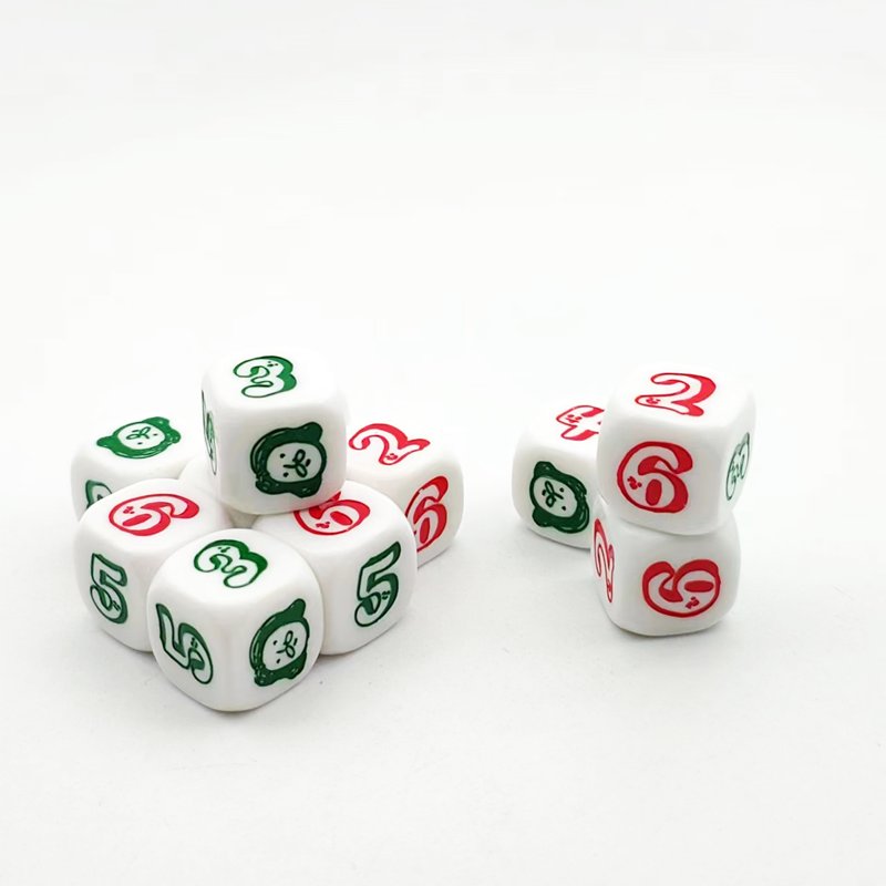 new design custom printed dice bulk blank number dice wholesale acrylic plastic retail casino adult games dice set