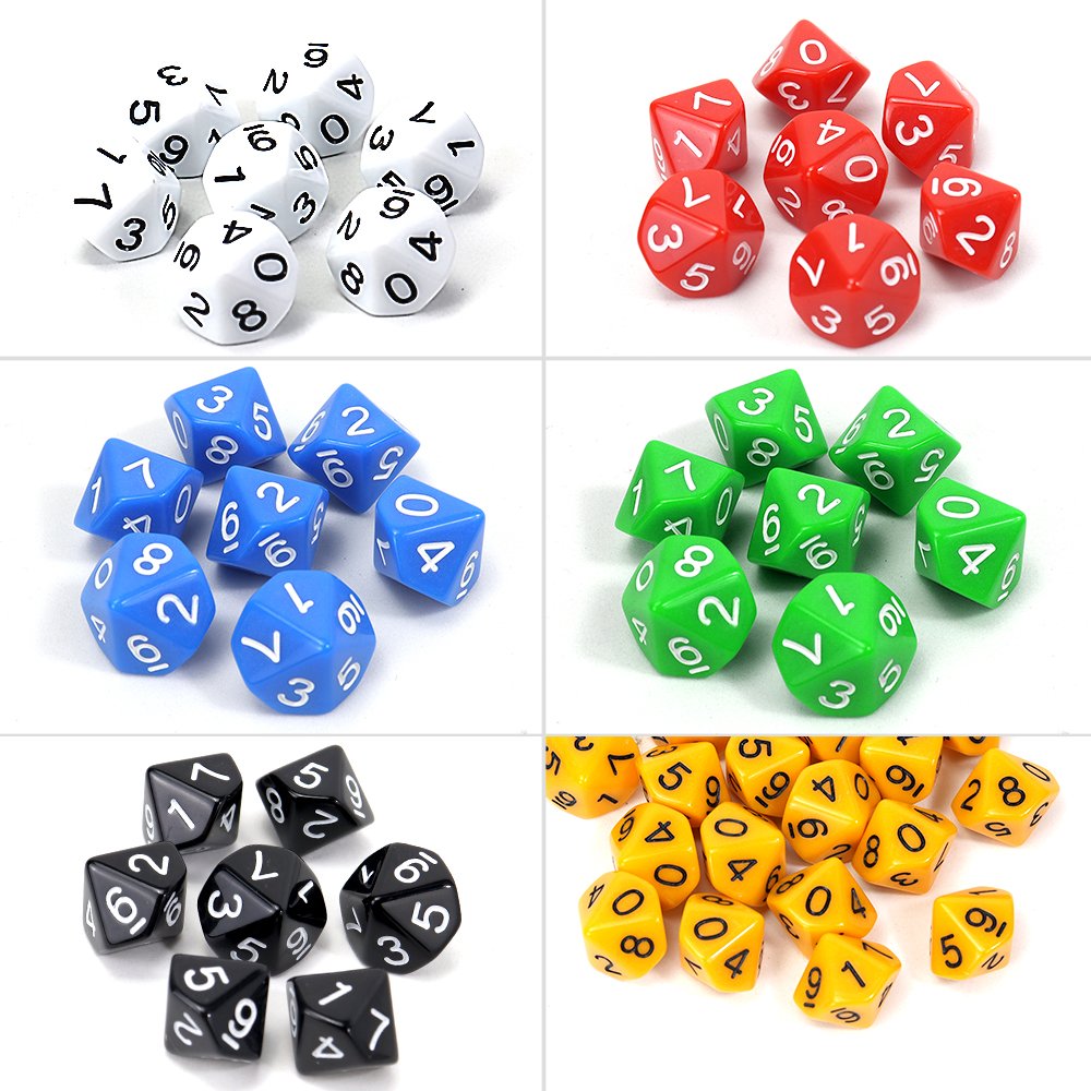 High quality polyhedral dice set mixed sizes and shape colorful dice factory direct supply dice for board game