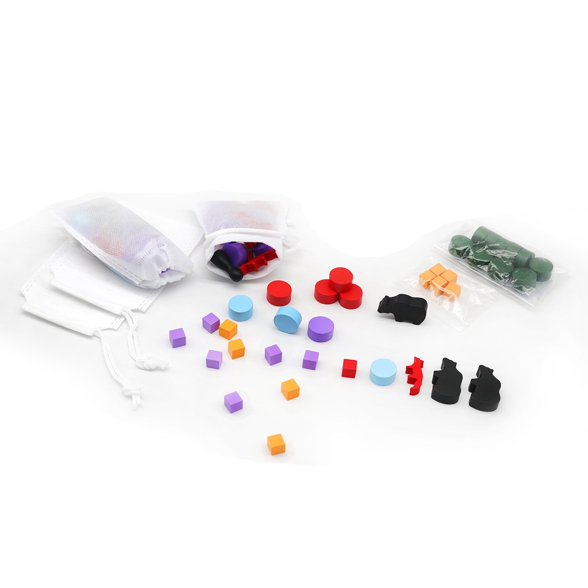 Custom 16mm Plastic Resin Wooden Token D6 D4 D12 D20 D30 Dice Plastic Family Party Board Game