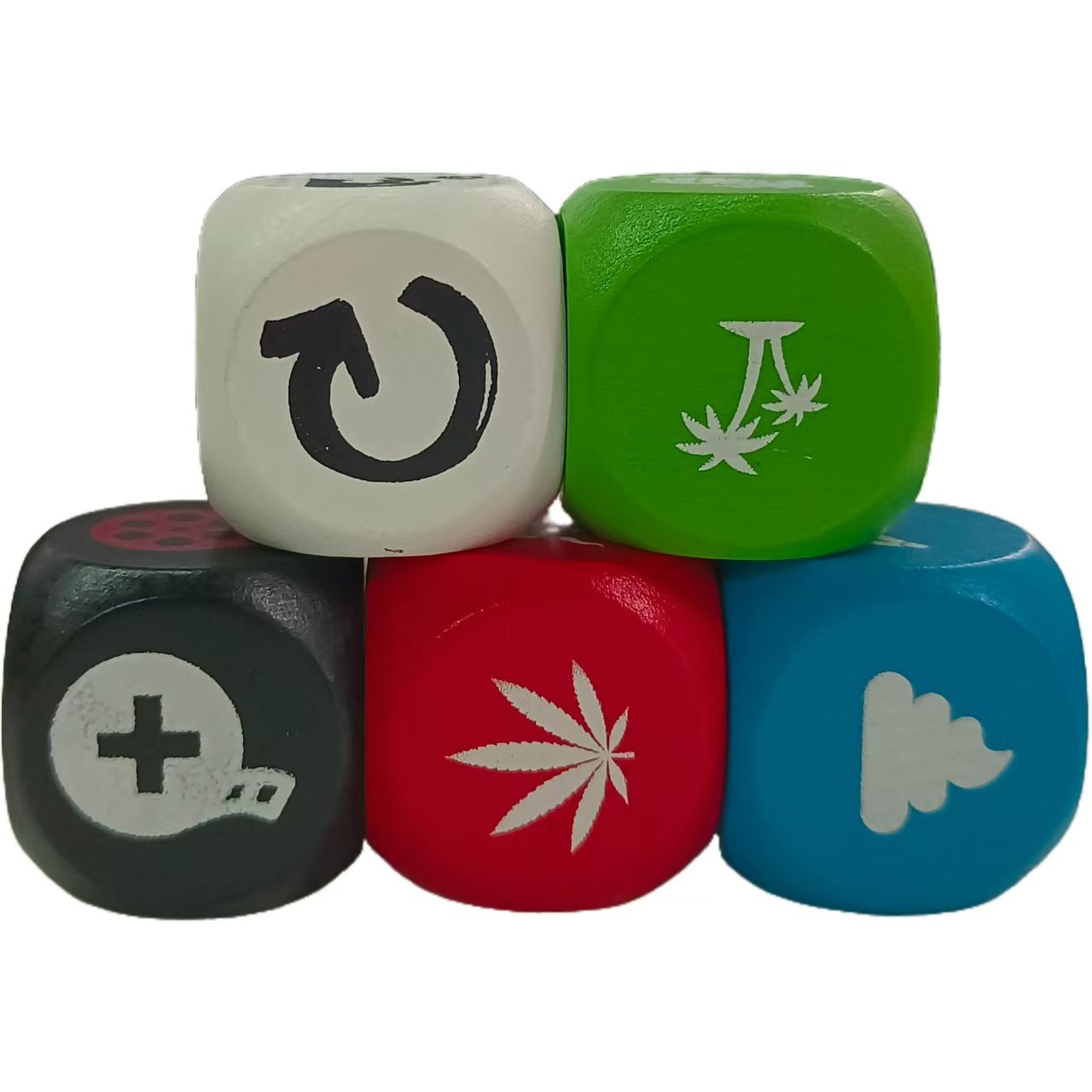 Factory direct Custom 3cm 4cm 5cm 6-Sided Beech Game Cube Customized Printing Logo Creative Fun Wooden Dice Toy For All Ages