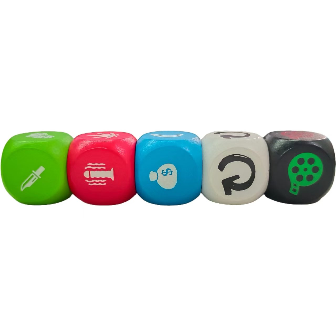 Factory direct Custom 3cm 4cm 5cm 6-Sided Beech Game Cube Customized Printing Logo Creative Fun Wooden Dice Toy For All Ages