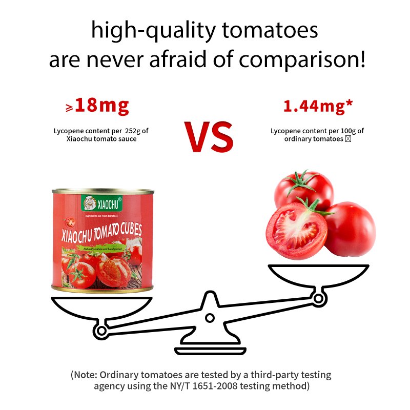 Made in china 252g 400g canned organic diced tomatoes Canned Chopped Tomato canned food