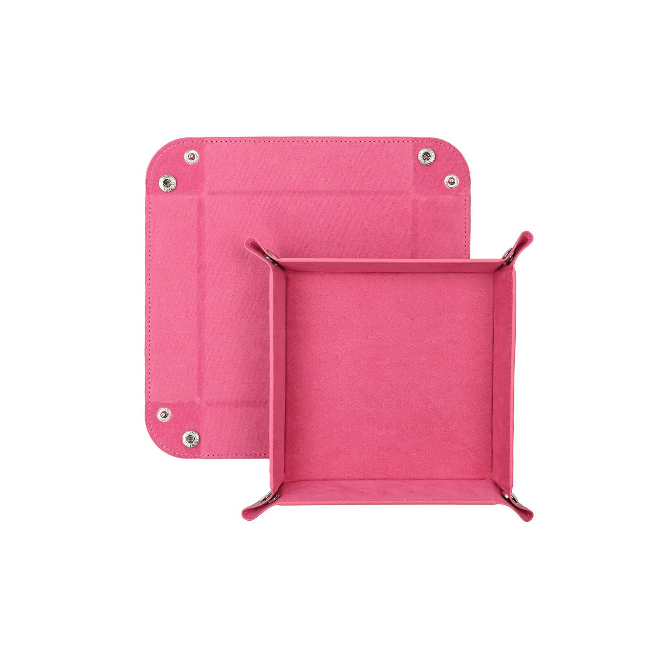 Multi color Custom Logo PU leather roll up deck box scroll leather dice tray