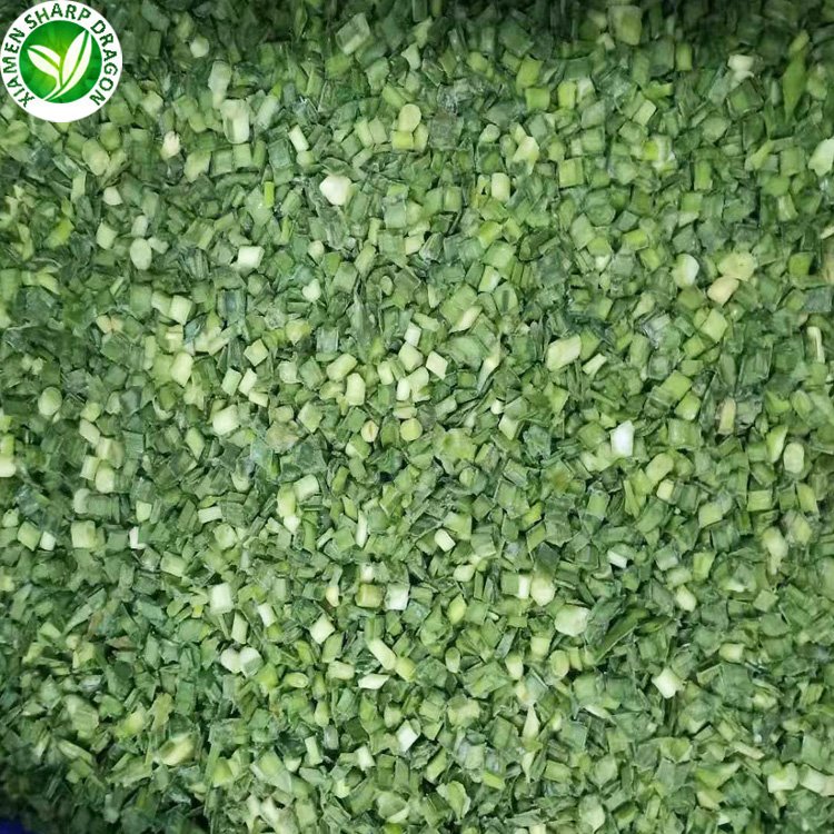 Chinese Nira Garlic Chives Asian Leaf Leek Leaves Chopped Minced Sliced Dice Slice Wholesale Price Organic Freeze Freezing Bulk