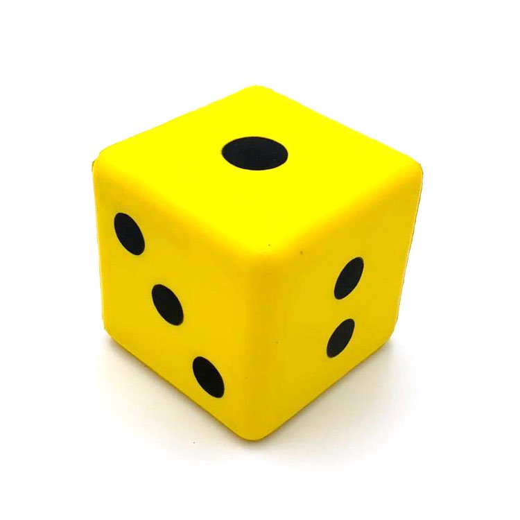 Promotional Cube shaped anti stress ball pu customized high quality cube dice soft squeeze toys for advertising