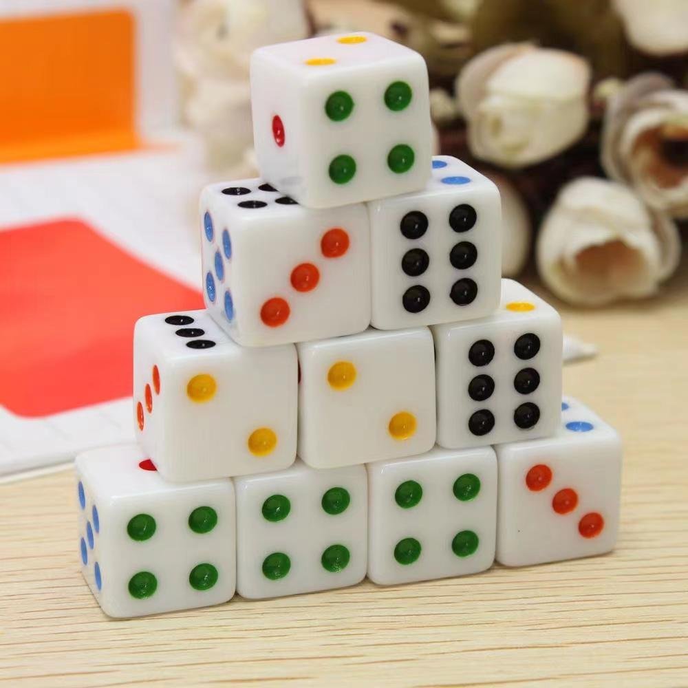 20mm Custom Dice Polyhedral Custom Dice Acrylic Plastic Dice Set for for Dungeons and Dragon RPG Games for board games