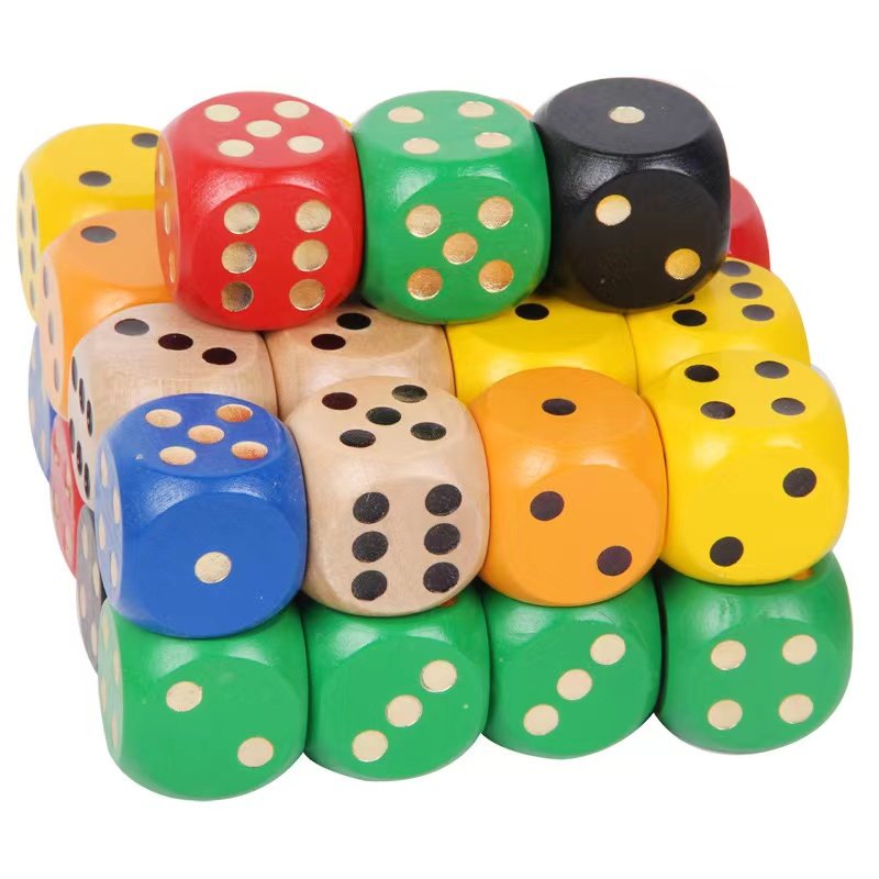 20mm Custom Dice Polyhedral Custom Dice Acrylic Plastic Dice Set for for Dungeons and Dragon RPG Games for board games