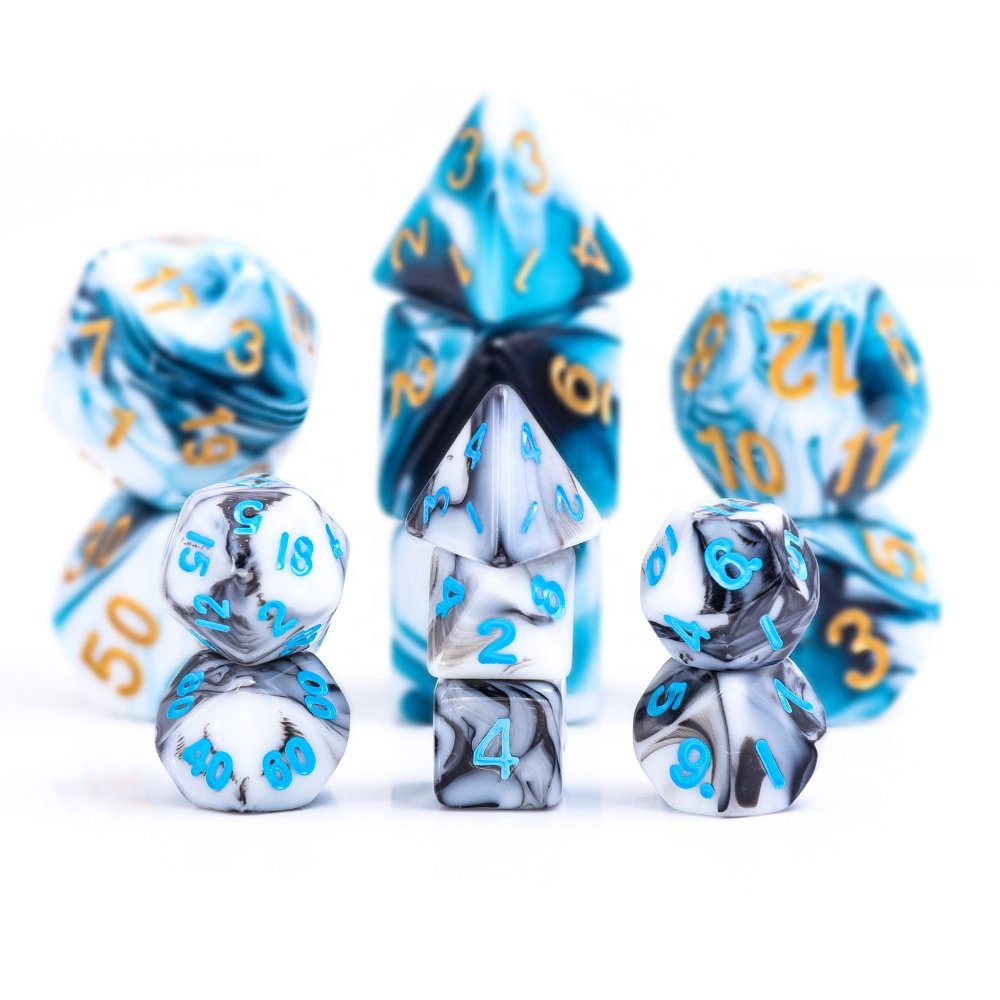 HD Dice hot sale Mini Dice-Blue Glow in the Dark for dnd rpg