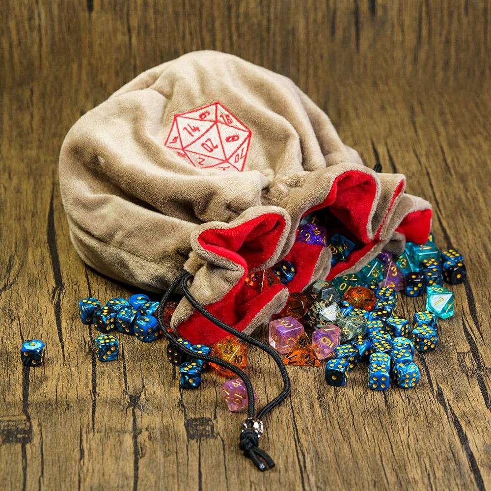 Drawstring Velvet Jewelry Pouch Bag Wholesale Embroidery Velvet Bag Dice Drawstring Bag Custom Logo Printed Size