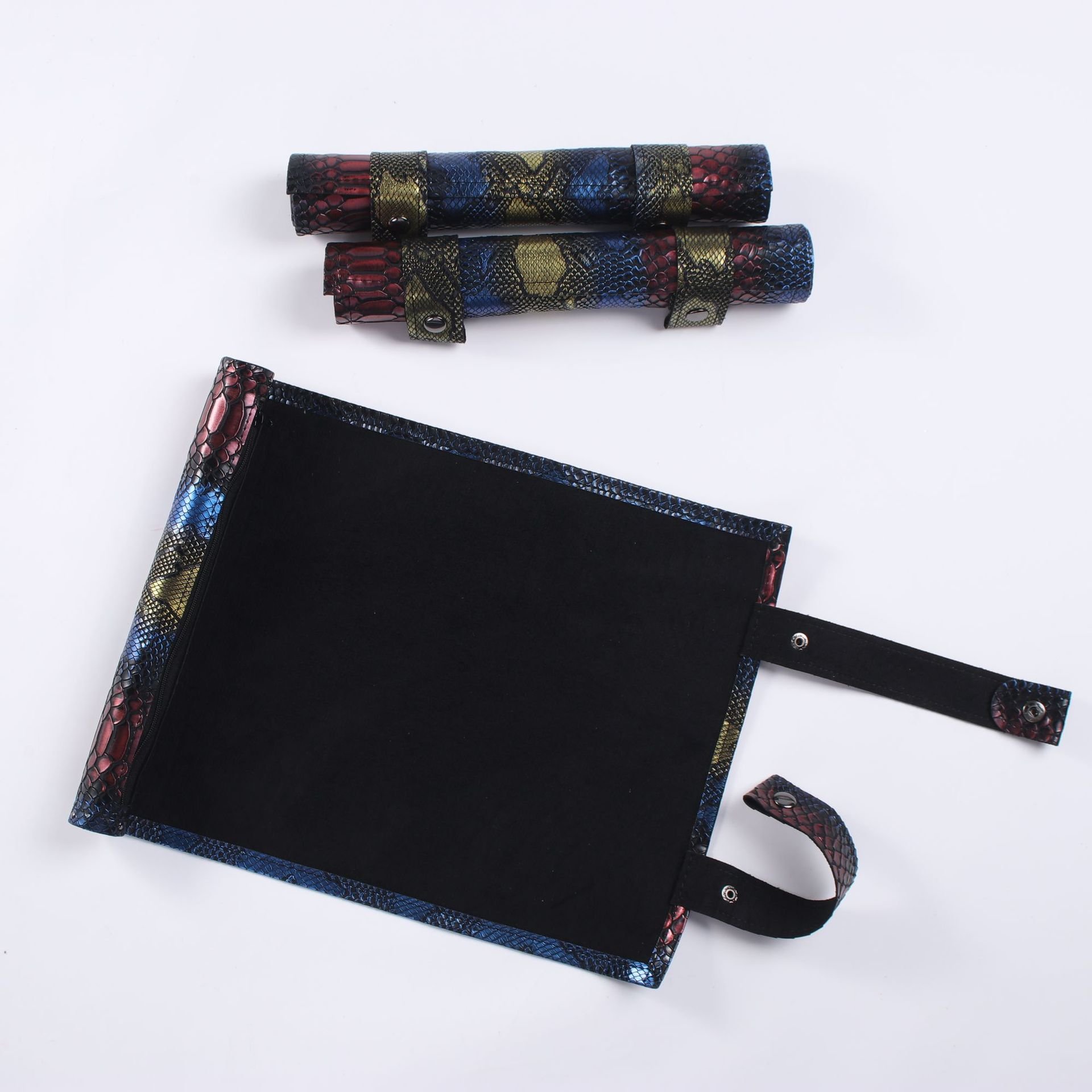 2024 New Design Hot Sale Personalized Luxury Leather Backgammon Roll Set For Adult For Kids