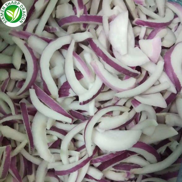 IQF Wholesale Price Organic Cut Diced Cubes Frozen Chopped Peeled Health Benefit a Grade EDIBLE CHIP Onion China Red SD 10 Kg