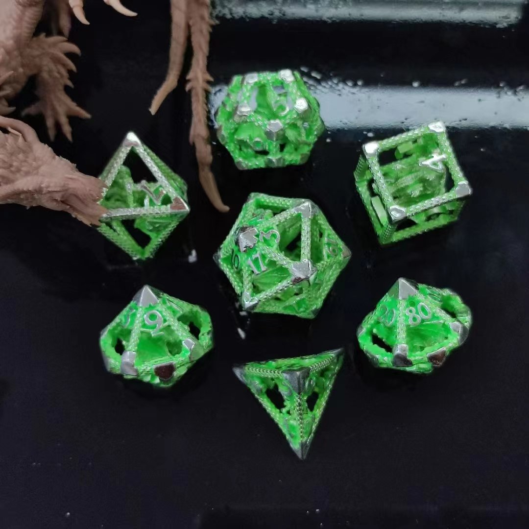 pitted dates dicing machine pendant handmade large foam rubber Custom machined fine metal dice