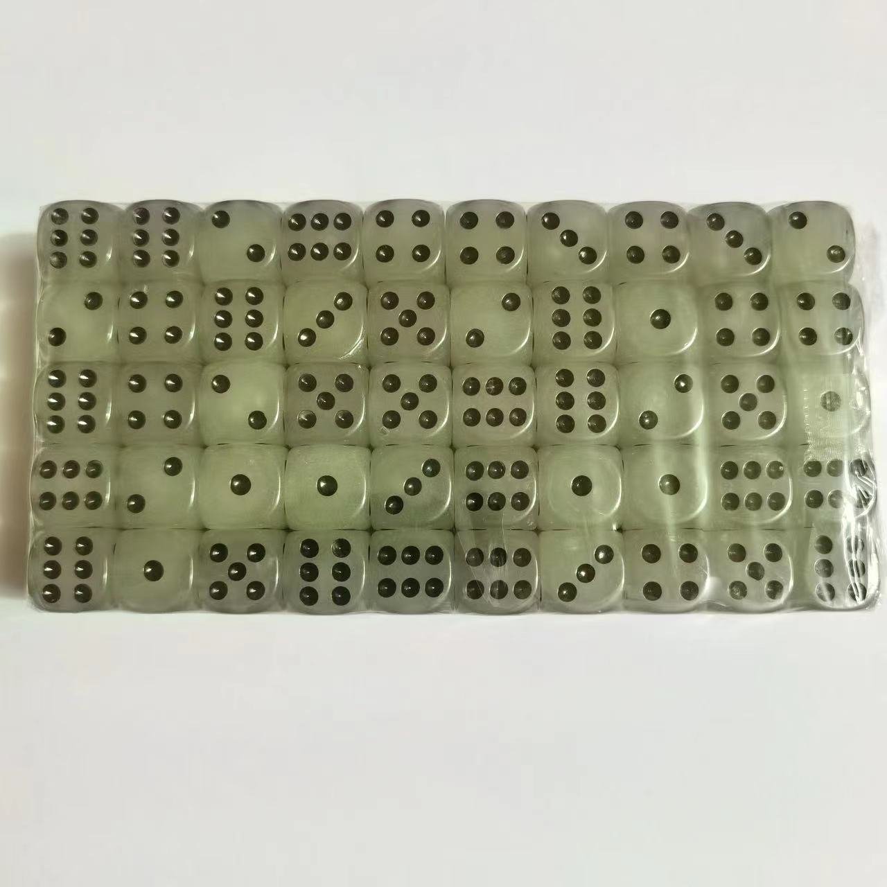 Warehouse spot bar KTV entertainment game luminous rounded corner 16mm points D6 plastic acrylic dice