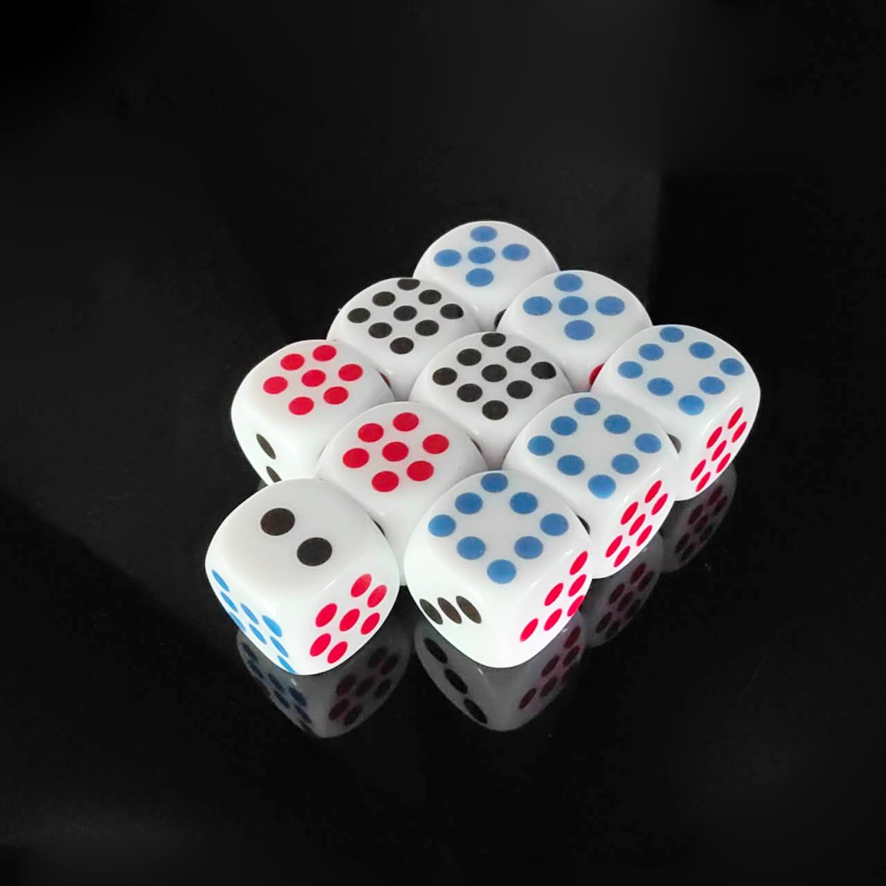 Solid Colors 6 Sided Games Set 20Mm Round Corner Metal Dice Outdoor Sports Hd Dice Camera 20Mm Casino Adult Dice Games