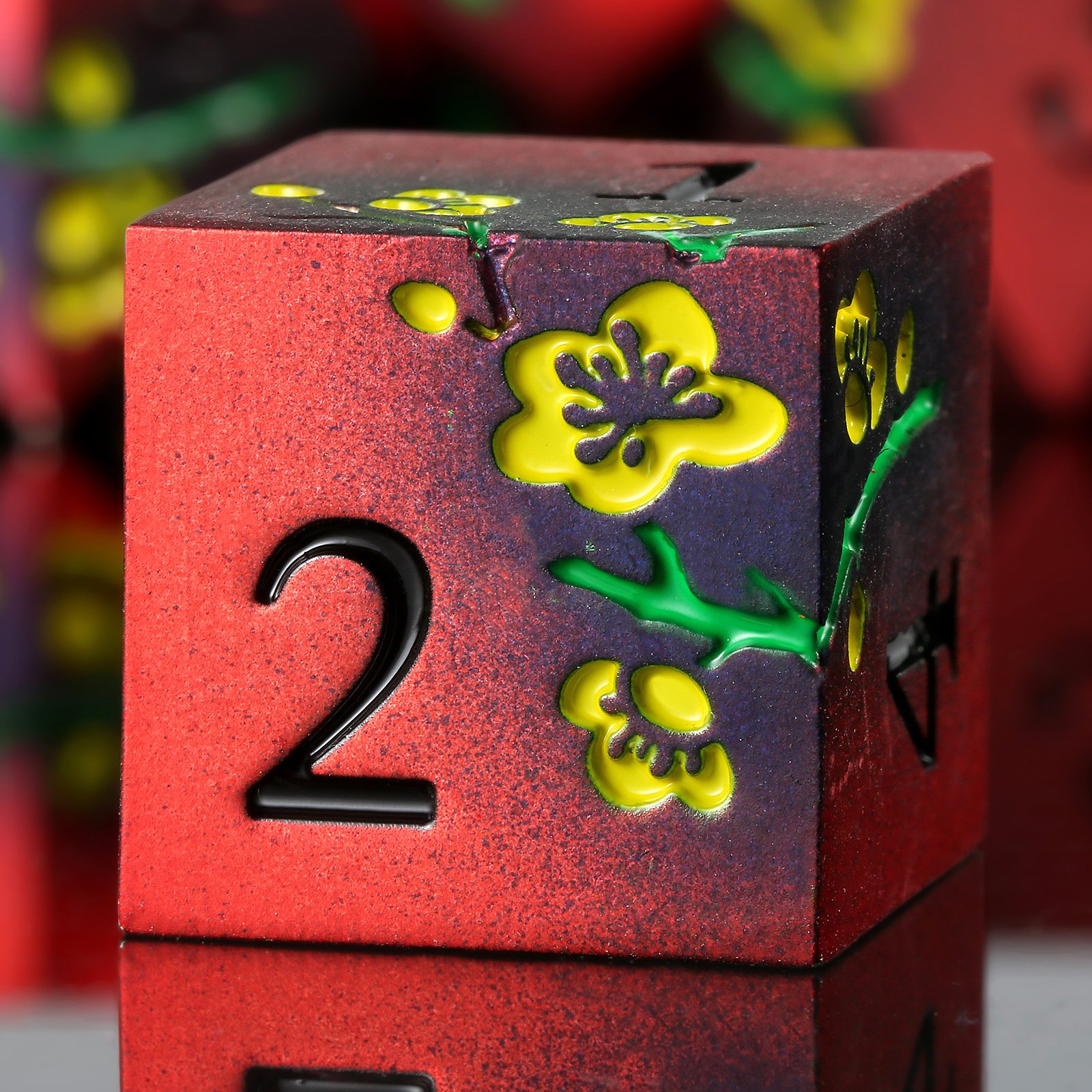 Wholesale Dungeon & Dragon Polyhedral Metal Dice Dnd Engraved Dice Set Rpg Custom Logo Dice Game for RPG Board Games