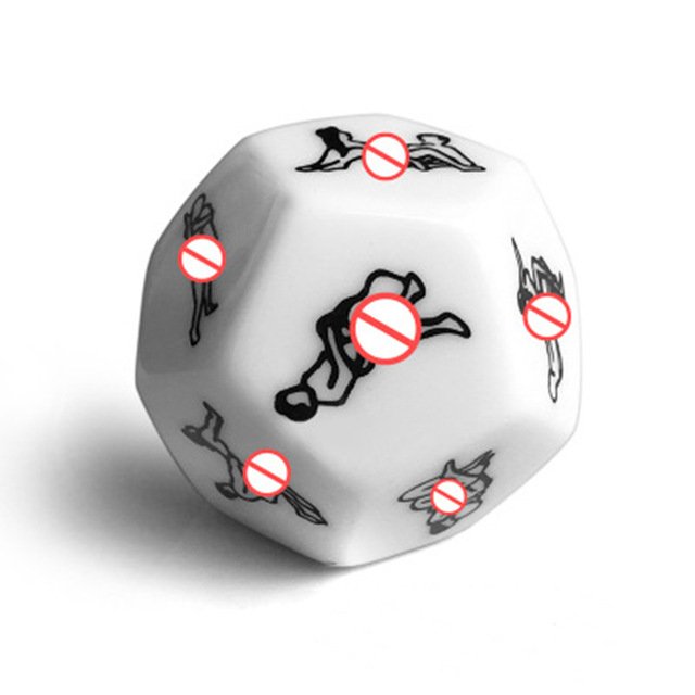 12 Sides Funny Love Posture Adult Dices Couple Love Game Gambling Erotic Toy,Luminous Sex Toys Couples Dice Enhance Intimacy