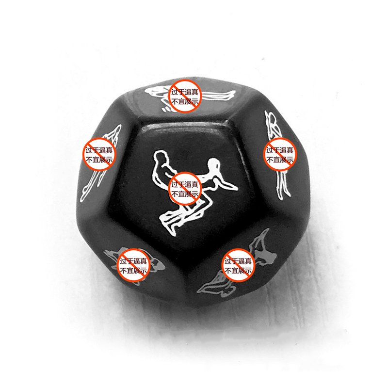 12 Sides Funny Love Posture Adult Dices Couple Love Game Gambling Erotic Toy,Luminous Sex Toys Couples Dice Enhance Intimacy