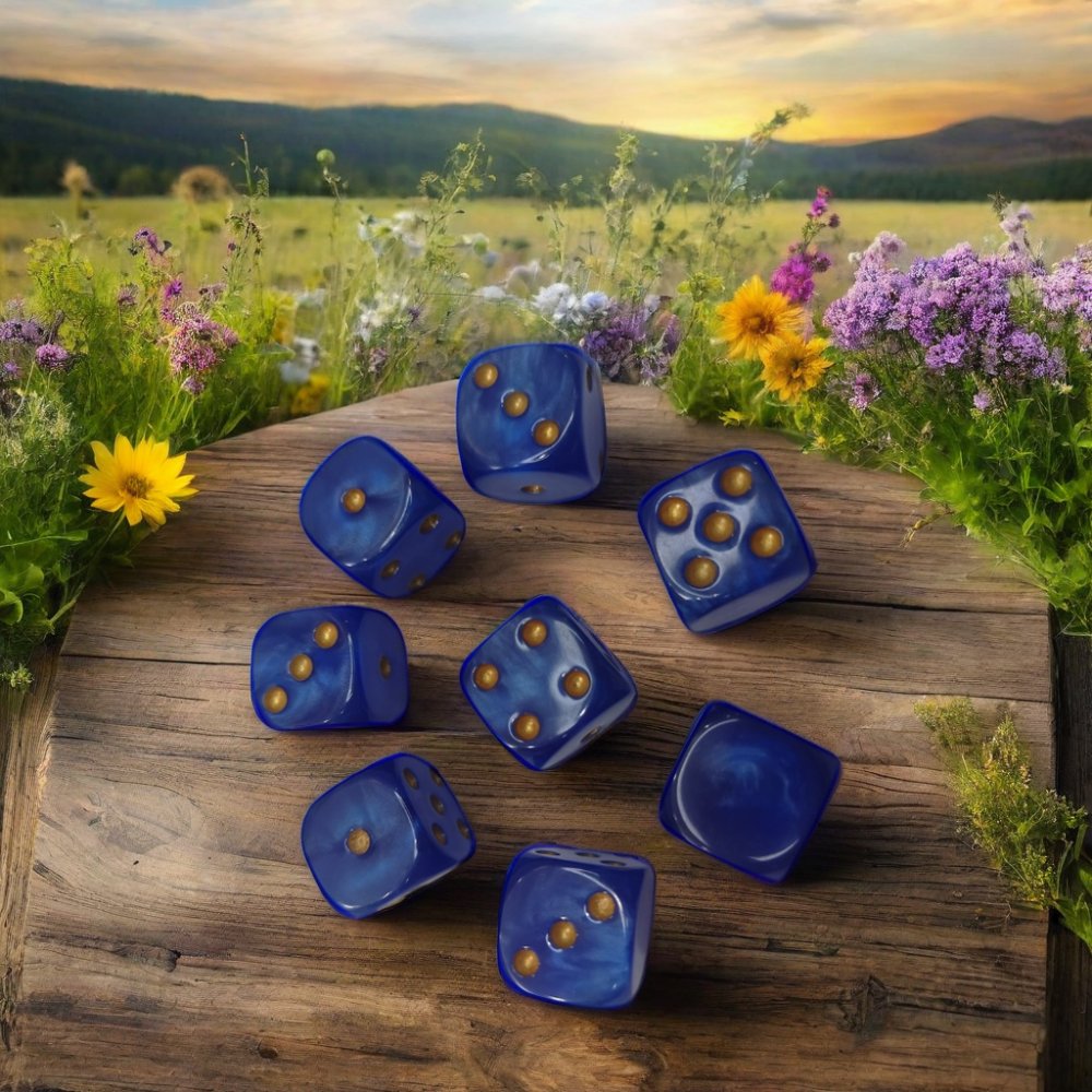 6 Sided Marble Vortex Dice Resin Dnd Rpg Dice Board Or Card Games Dungeons And Dragons Plastic Dice 16Mm