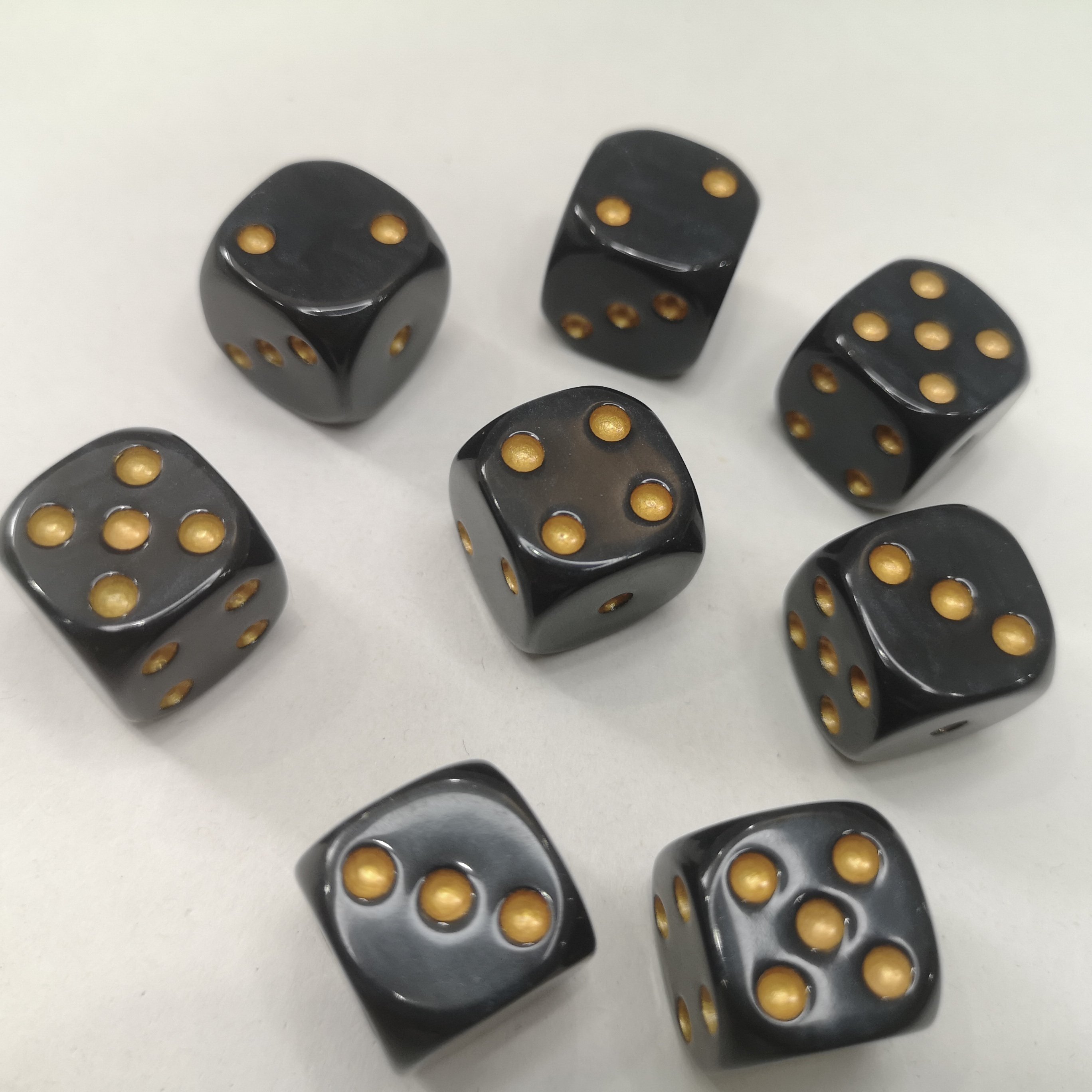 6 Sided Marble Vortex Dice Resin Dnd Rpg Dice Board Or Card Games Dungeons And Dragons Plastic Dice 16Mm