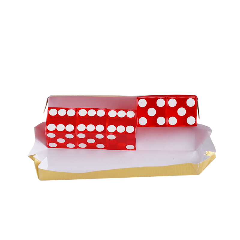YH Casino Accessories 19mm Acrylic Dice 6-sided Dice Used For Crap Table Game