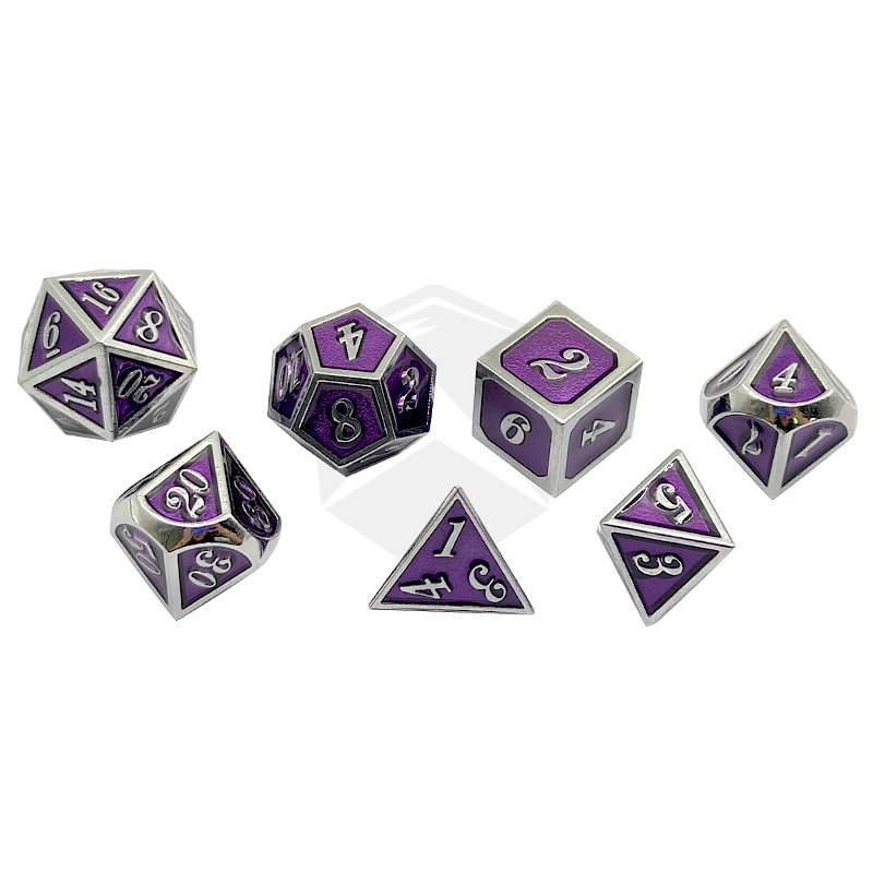 DND Dice Classic Numbers Rounded Corners Polyhedral Dice Set 7pcs Wholesale Customized Dice