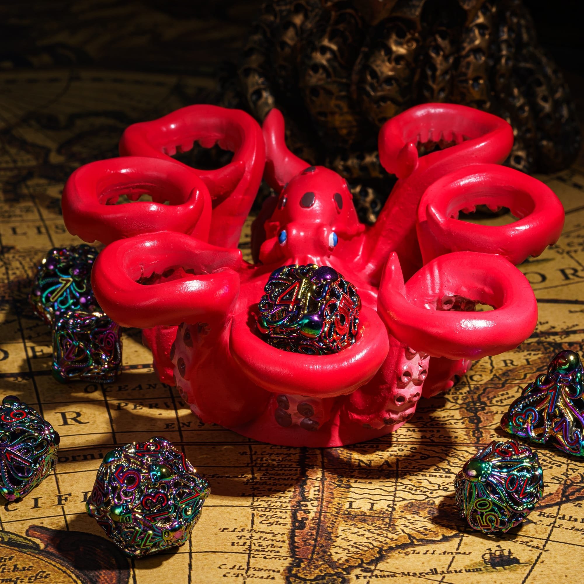 Udixi custom logo resin dice cup dnd dungeons and dragons dice rpg board games dice