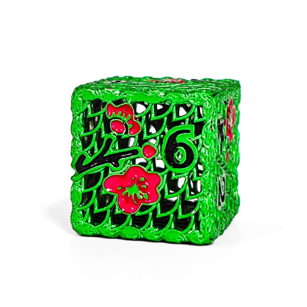New Style Wintersweet Hollow Metal Dnd Dice Rpg Board Or Card Games High Quality Dice Set for RPG Games