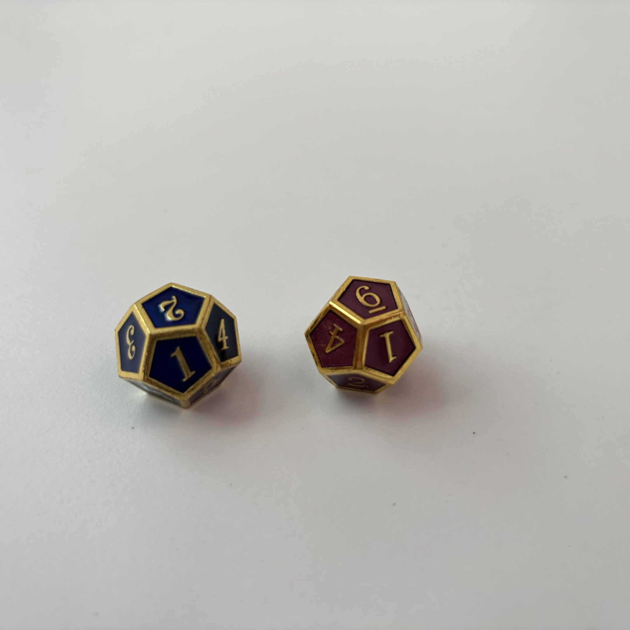 Large Dragon Scale Metal Dice Set for Dungeons and Dragons D20 Polyhedral D&D RPG DND 14mm 16mm 20mm Scale for Game Use