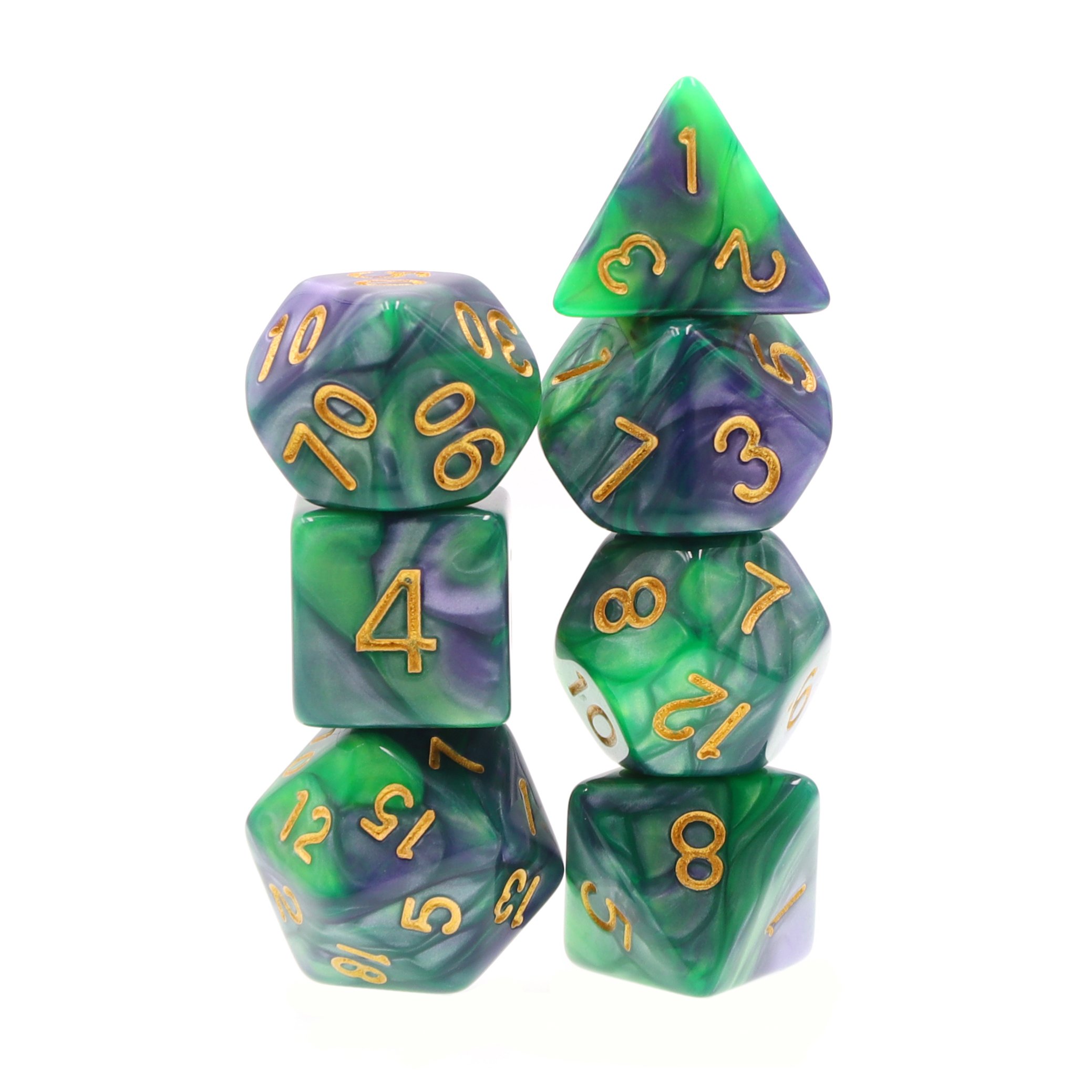 Hot Sale Dice Set Good Quality Acrylic Cheap Solid New Dnd dice set For Board Games