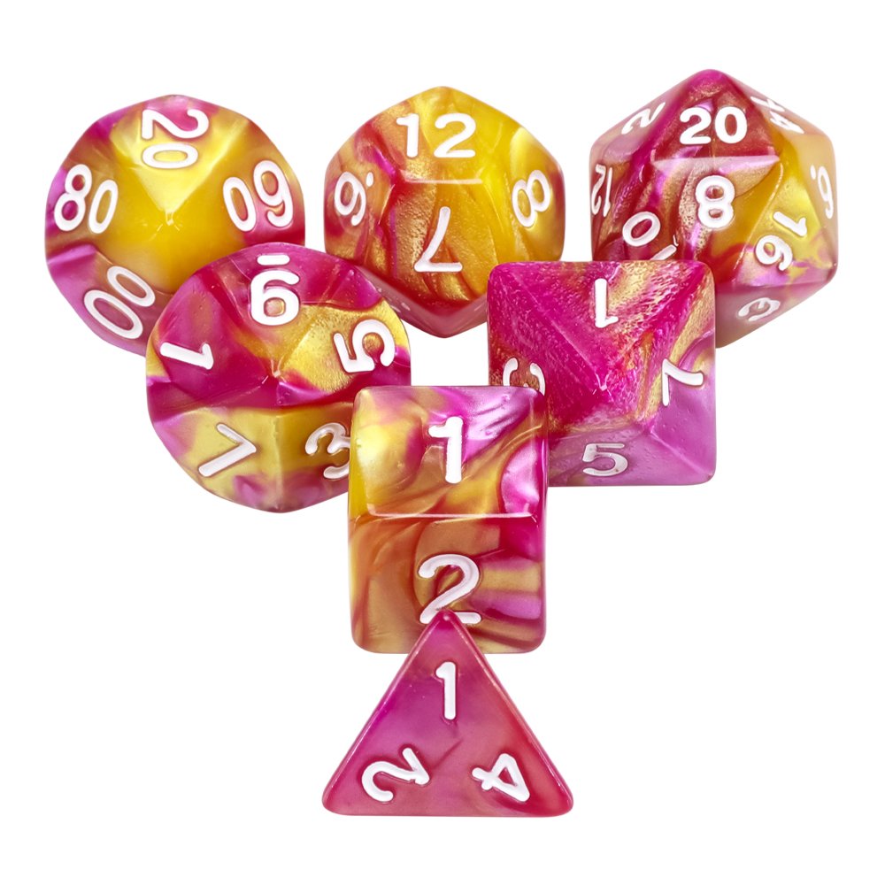 Hot Sale Dice Set Good Quality Acrylic Cheap Solid New Dnd dice set For Board Games