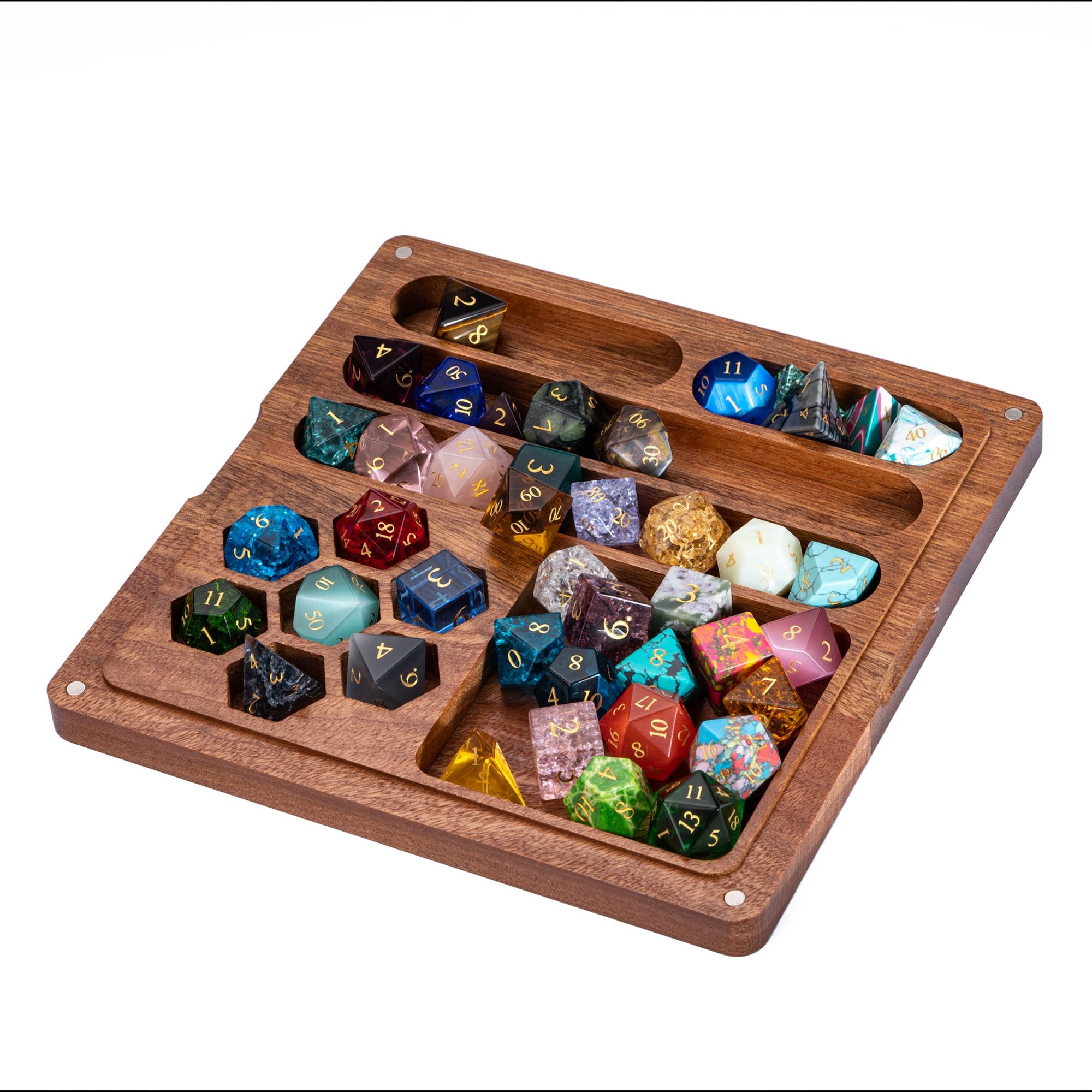 Udixi polyhedral Custom Random Gemstone Dice dungeons and dragons dnd rpg dice board games