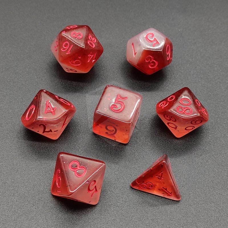 Factory Customized Wholesale New Hot Sale polyhedral dice set dnd dice D&D RPG Game custom dice manufacturer