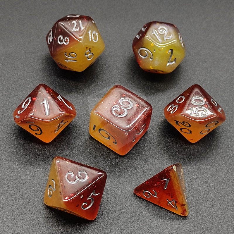 Factory Customized Wholesale New Hot Sale polyhedral dice set dnd dice D&D RPG Game custom dice manufacturer