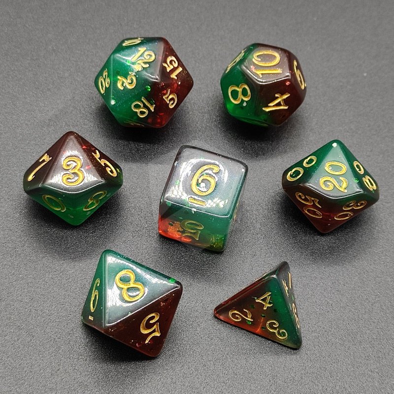 Factory Customized Wholesale New Hot Sale polyhedral dice set dnd dice D&D RPG Game custom dice manufacturer