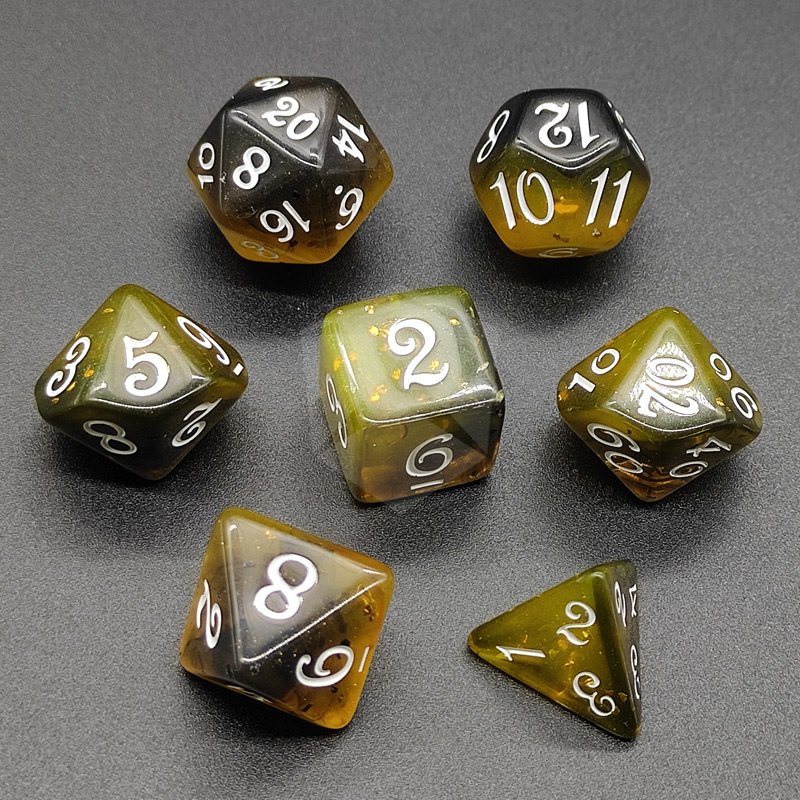 Factory Customized Wholesale New Hot Sale polyhedral dice set dnd dice D&D RPG Game custom dice manufacturer