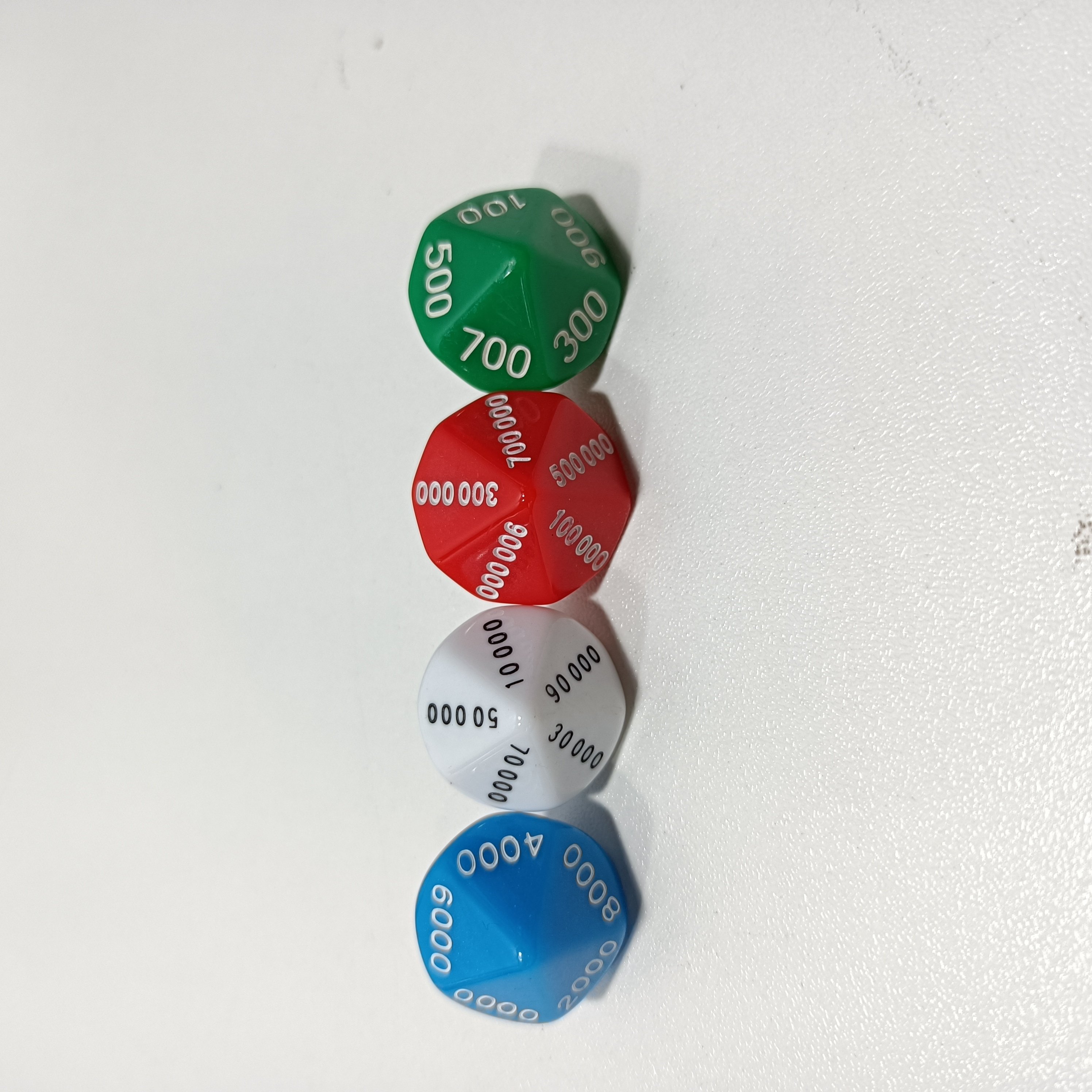 Wholesale 10-Sided D10 Dice for Board & DND Games Includes 7 Pieces