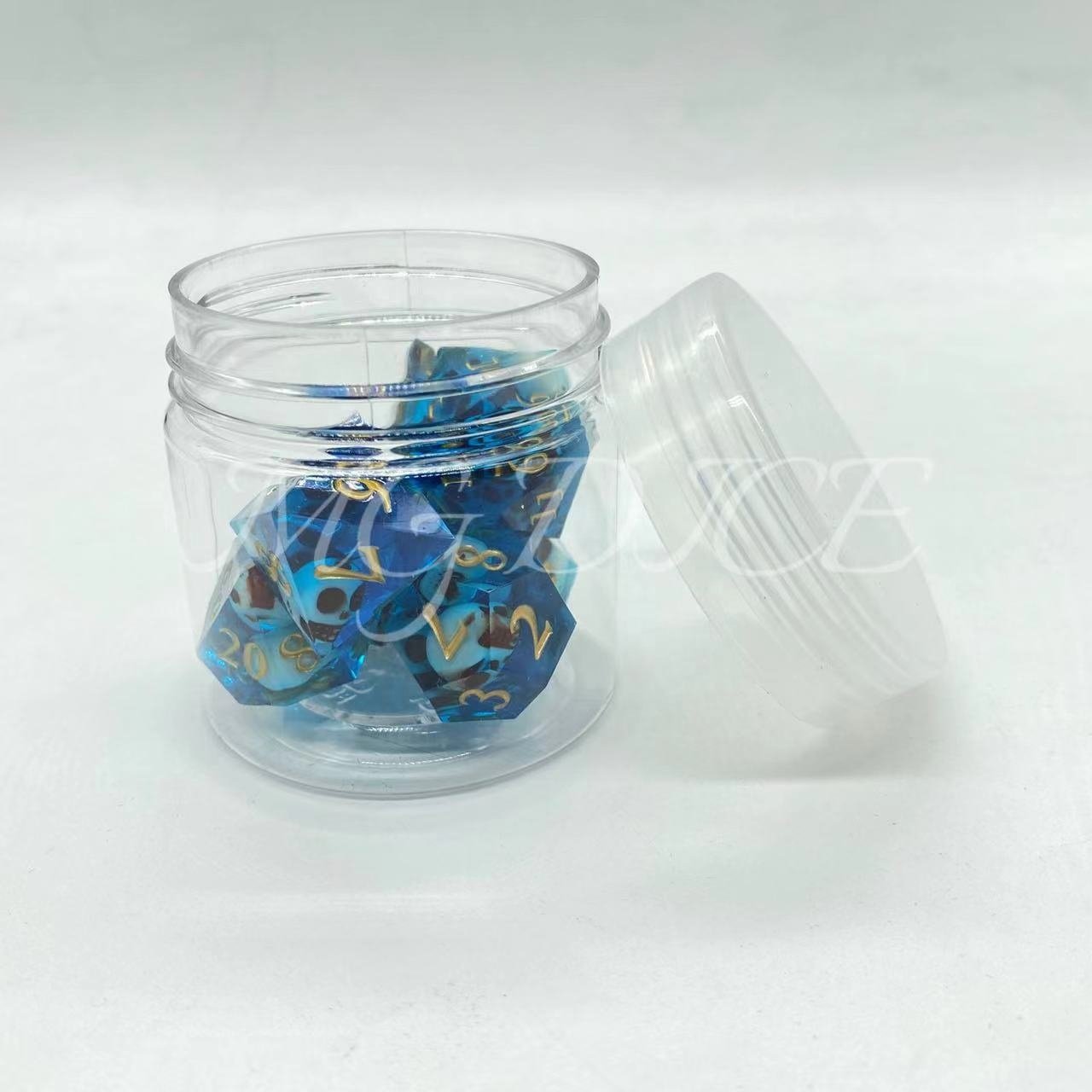 High Quality Custom Transparent plastic pvc/acrylic display box dice packaging box Dice Accessories