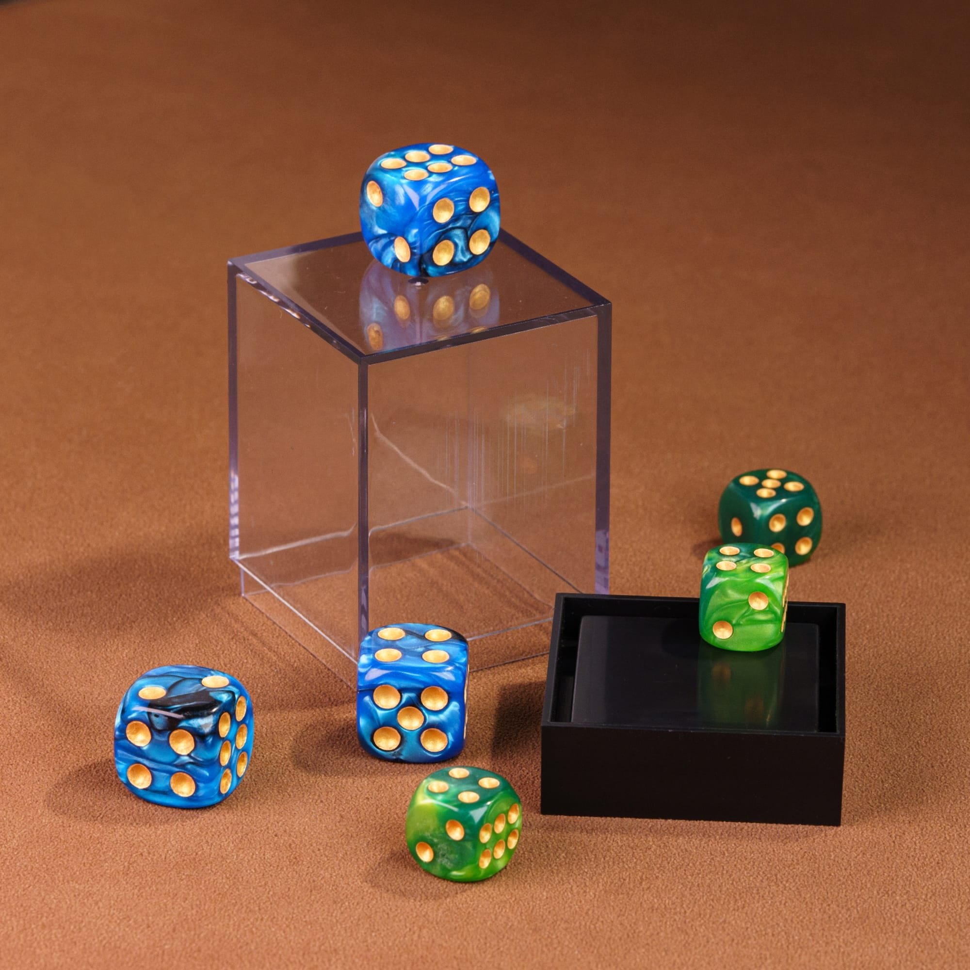 Udixi Display case for D6 DND dice ABS material case dungeons and dragons rpg dice Packaging display box