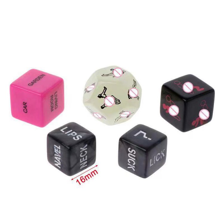 5pcs Sexy Dice Fun Adult Erotic Love Sexy Posture Dice Couple Lovers Humour Game Toy Novelty Party Gift